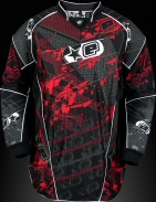 Planet Eclipse EVX Distortion Paintball Jersey - Fire